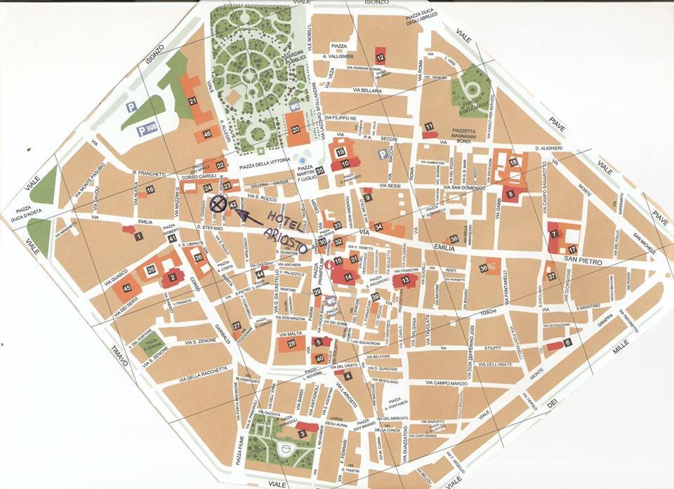 Hotel Ariosto Reggio nell'Emilia Esterno foto